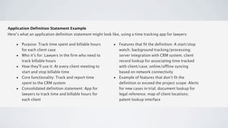 App design process part I