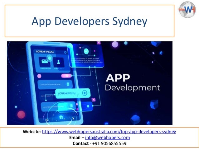 App Developers Sydney
Website: https://www.webhopersaustralia.com/top-app-developers-sydney
Email – info@webhopers.com
Contact - +91 9056855559
 