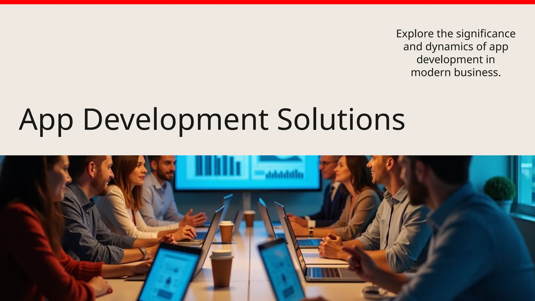 App Development Solutions
Explore the significance
and dynamics of app
development in
modern business.
 