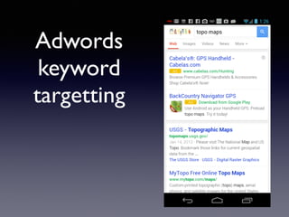 Adwords 
keyword 
targetting 
 