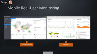 Mobile Real-User Monitoring
AppDynamics NewRelic
Takipi
www.takipi.com
 