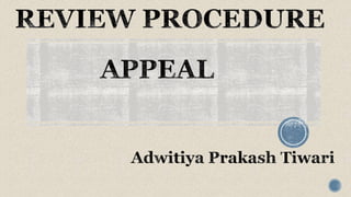Appeal   as mentioned in Criminal Procedure Code 
