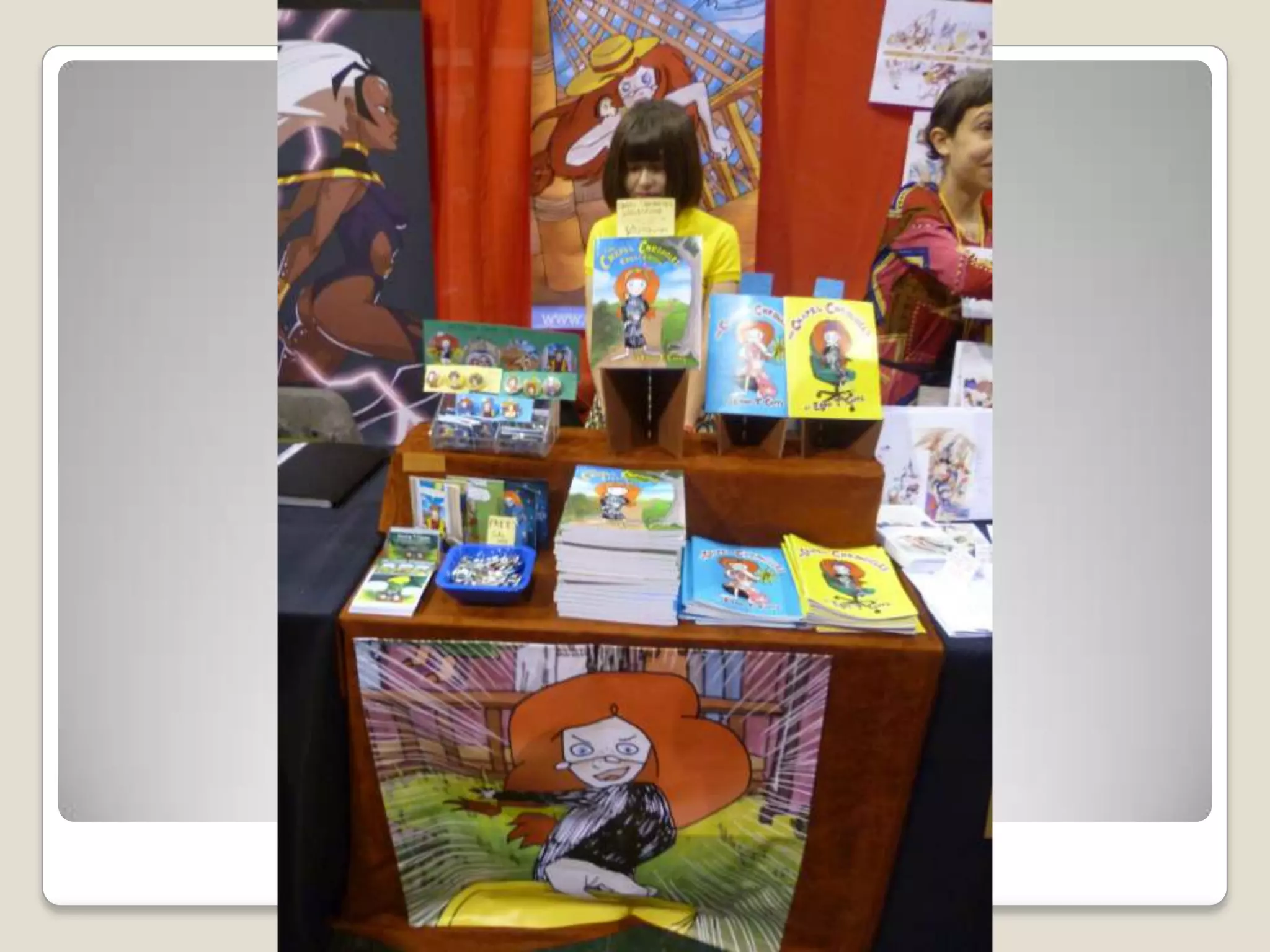 Appealing artist table setups