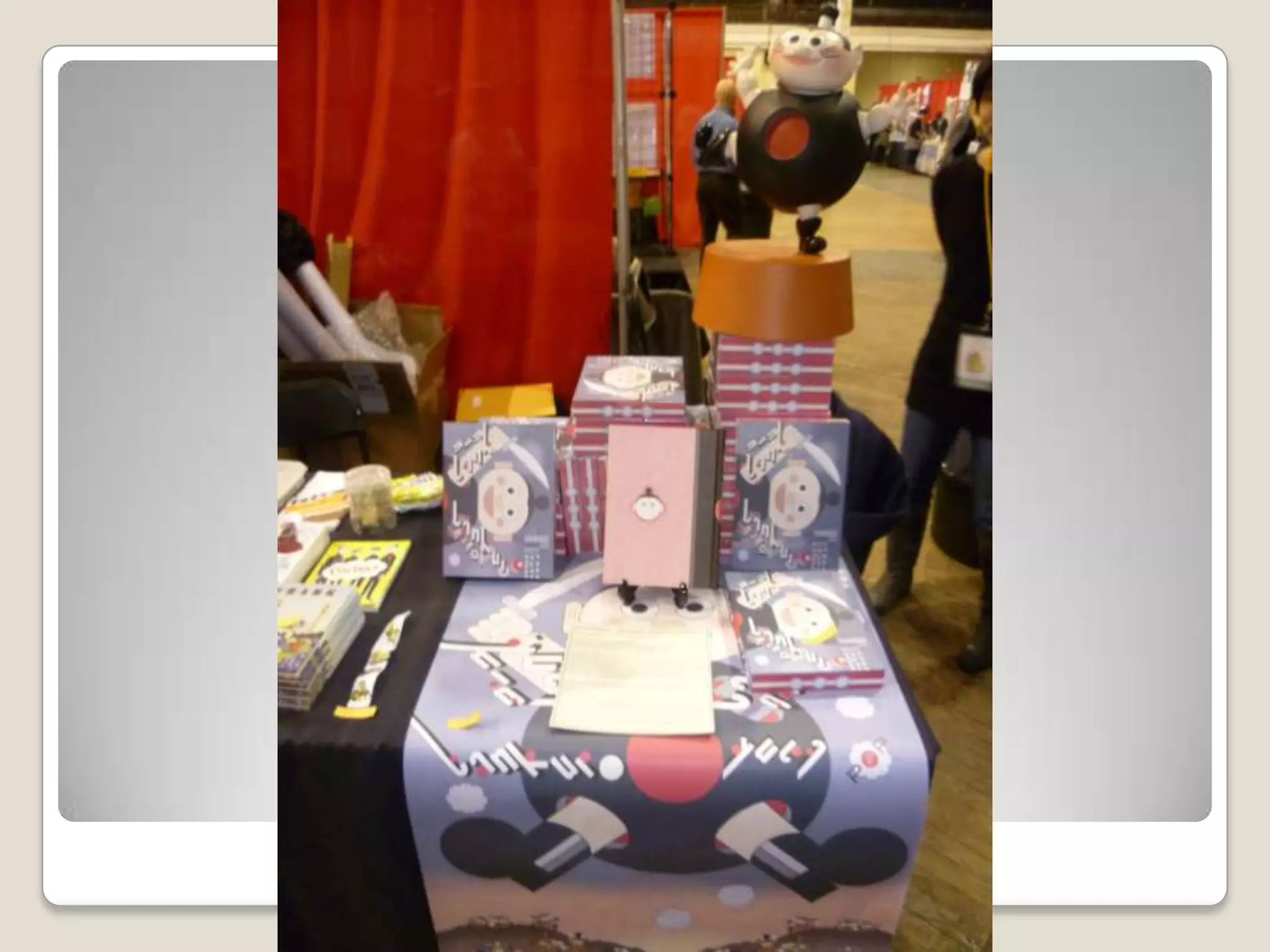 Appealing artist table setups