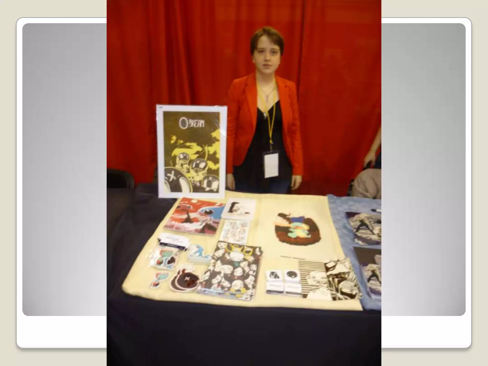 Appealing artist table setups