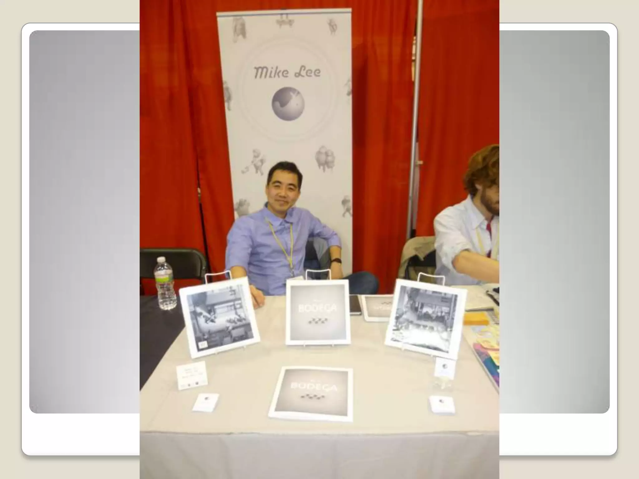 Appealing artist table setups