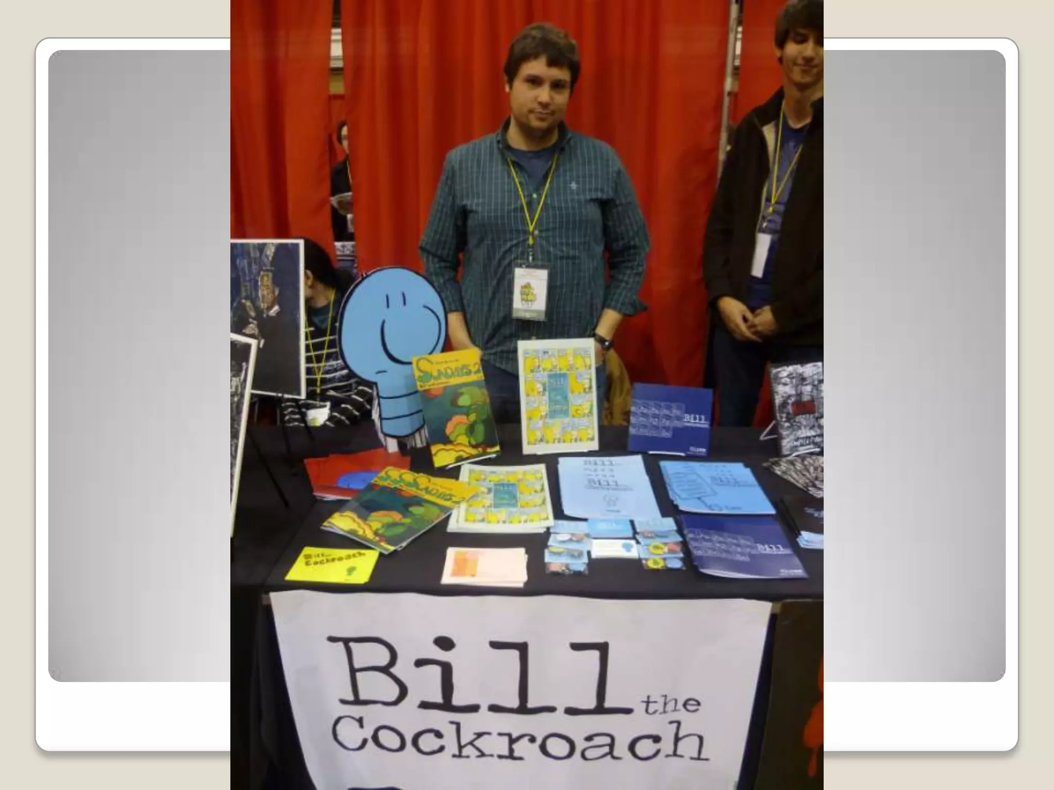 Appealing artist table setups