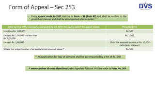 Form 36a Example Appeals and Adjudication under Income Tax Act | PPTX