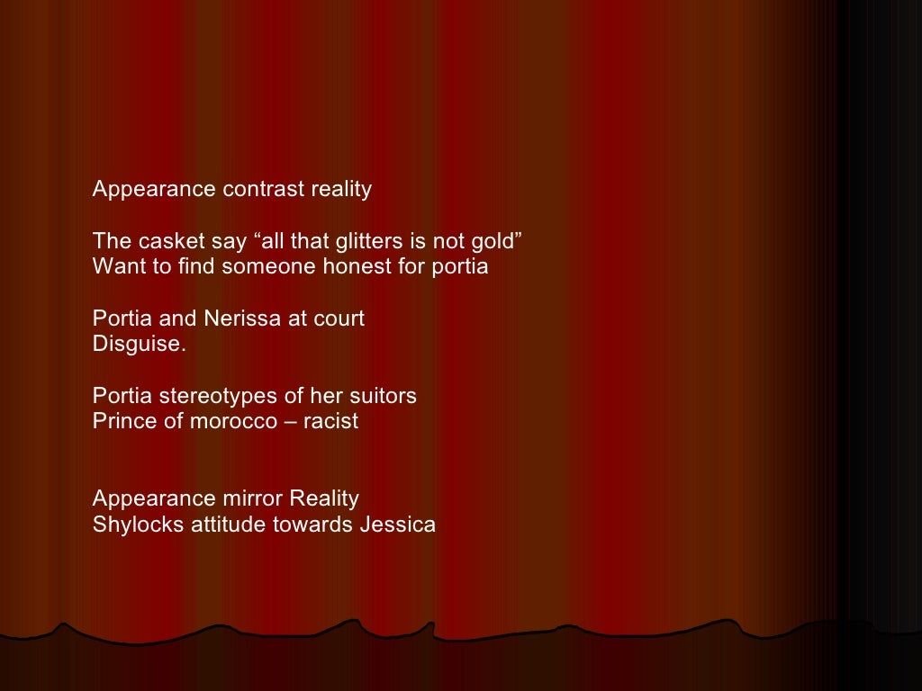 Appearance Vs Reality