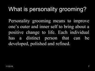 Appearance grooming | PPT