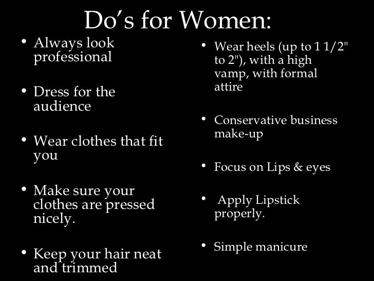 Appearance & grooming
