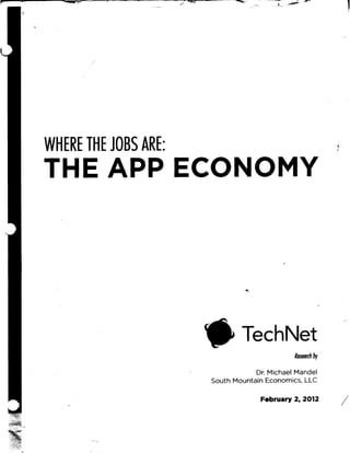 Where the jobs are - The App Economy