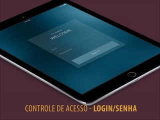 CONTROLE DE ACESSO - LOGIN/SENHA
 
