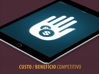 CUSTO / BENEFÍCIO COMPETITIVO
 