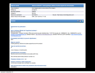 vendredi 5 décembre 14 
 