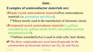 App Elec-I.pptx this chapter focus on semiconductor materials | PPTX