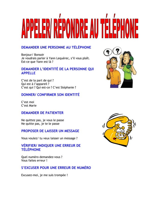 Appeler repondre au telephone PDF Appeler repondre au telephone PDF