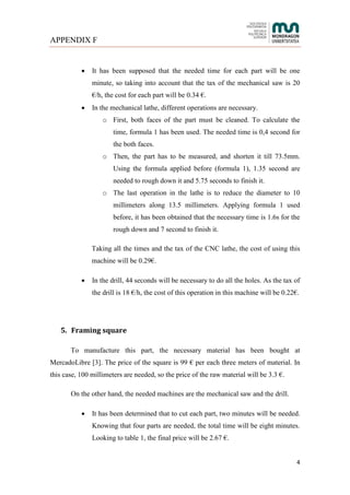 Appendices of the project: Designing, verifying and producing of a ...