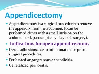 Appendicitis | PPTX