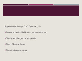 appendicitis.pptx appendectomy appendix a | PPT