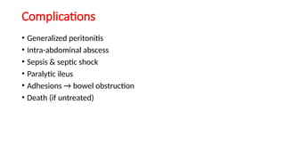 Appendicitis.pptx appendicitis krchn2026 | PPTX