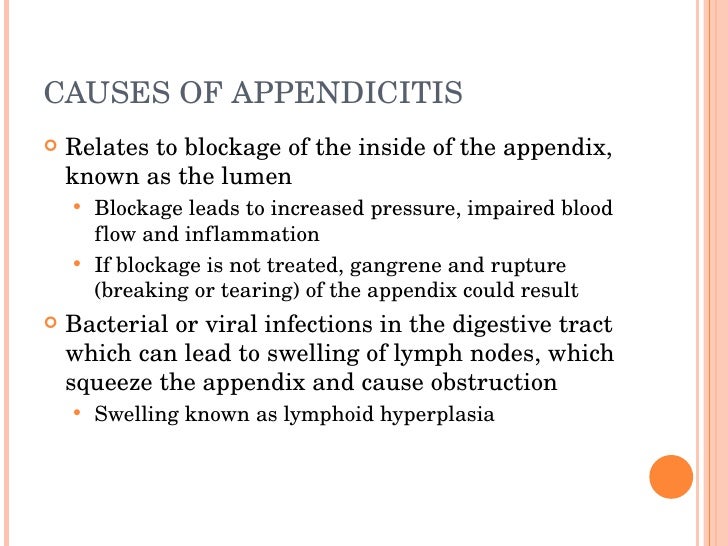 Appendicitis