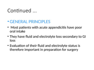 Appendicitis is the inflamation of apemdex | PPTX