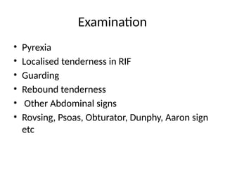 APPENDICITIS LECTURE NOTES PPTX .pptx