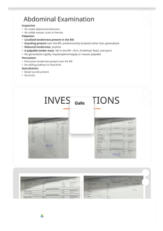 Comprehensive Clinical Presentation and Management of Appendicular ...
