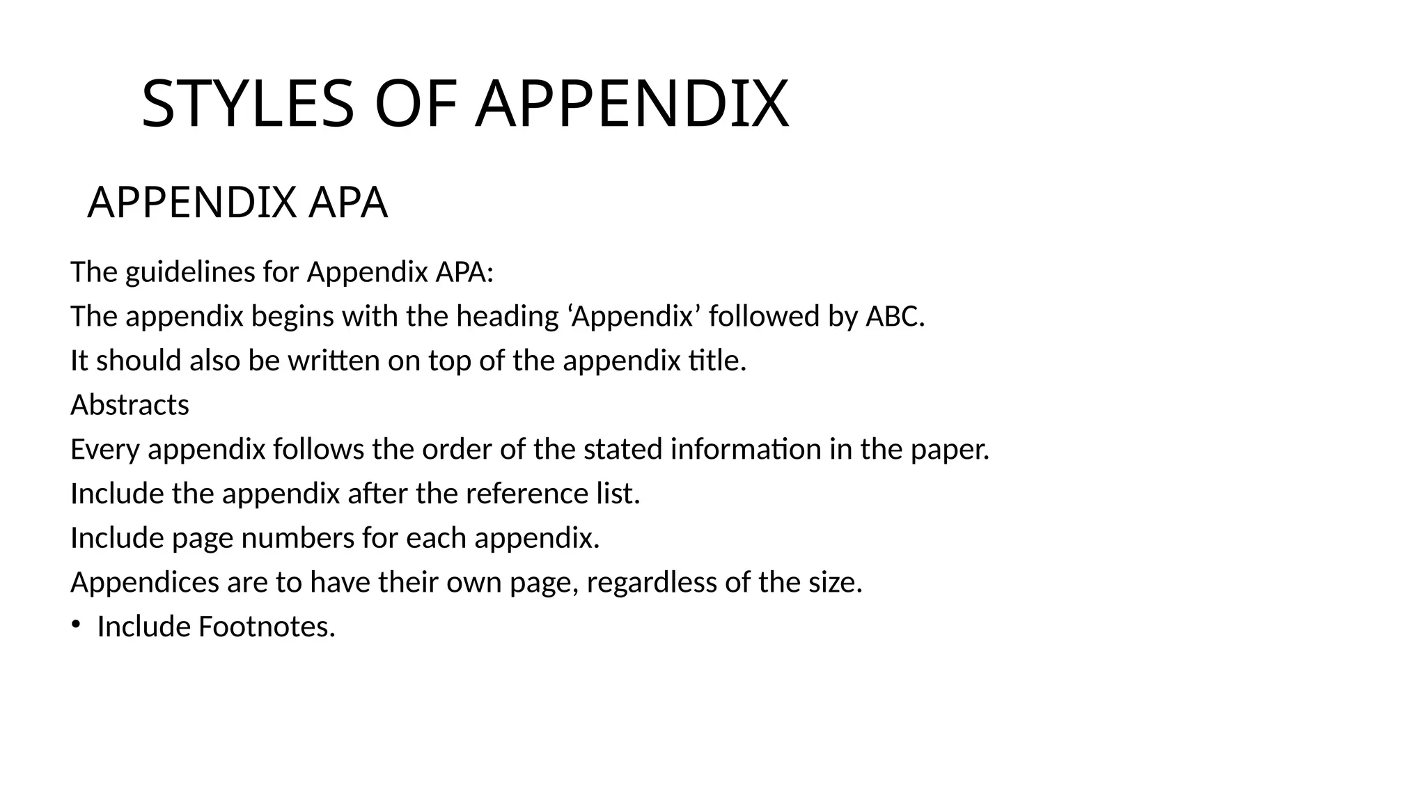 appendix.scientific writing in research .pptx
