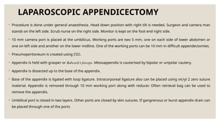 appendix and its diseases in detail for surgery | PPTX