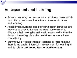 Appendix 4    Quality Of Assessment Practices Presentation