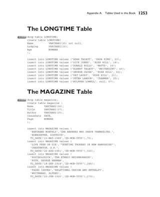 Appendix A Tables | PDF