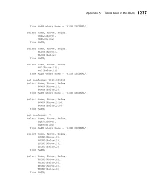 Appendix A Tables | PDF