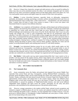 Appendix a2-my profile as of 2015 - raj k pandey | PDF