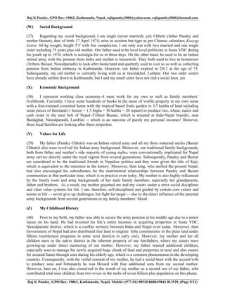 Appendix a2-my profile as of 2015 - raj k pandey | PDF