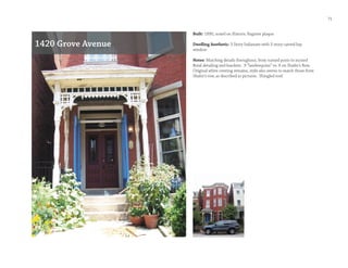 71


                    Built: 1890, noted on Historic Register plaque

1420 Grove Avenue   Dwelling Aesthetic: 3 Story I...