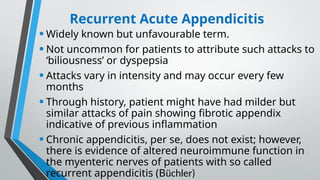 Comprehensive Overview of Vermiform Appendix and Acute Appendicitis ...