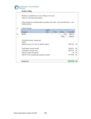 Appendix 11 analysis of rates - balsio shp phase ii - 28032014 | PDF
