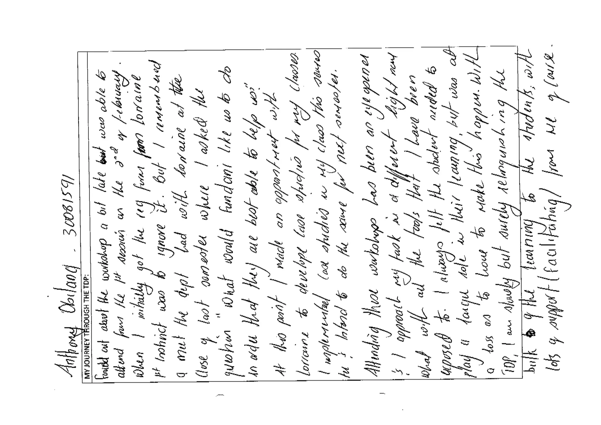 Appendix 17 journey thru tdp | PDF