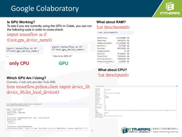 Appendix 1 Goolge colab | PPT