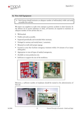 First Aid Building Standards Pdf Appendix 2 - General Principle & Standards (Detail Guidelines)Macy.pdf