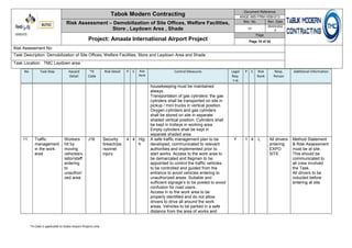 Appendix 23.3 HS-RA-33 Demobilization of Site Offices Welfare ...