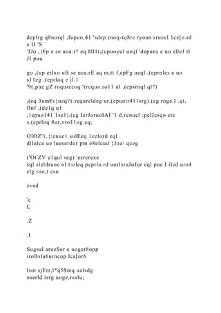 Appendix 2 Computer project Exercises 6i1Part BYou have .docx