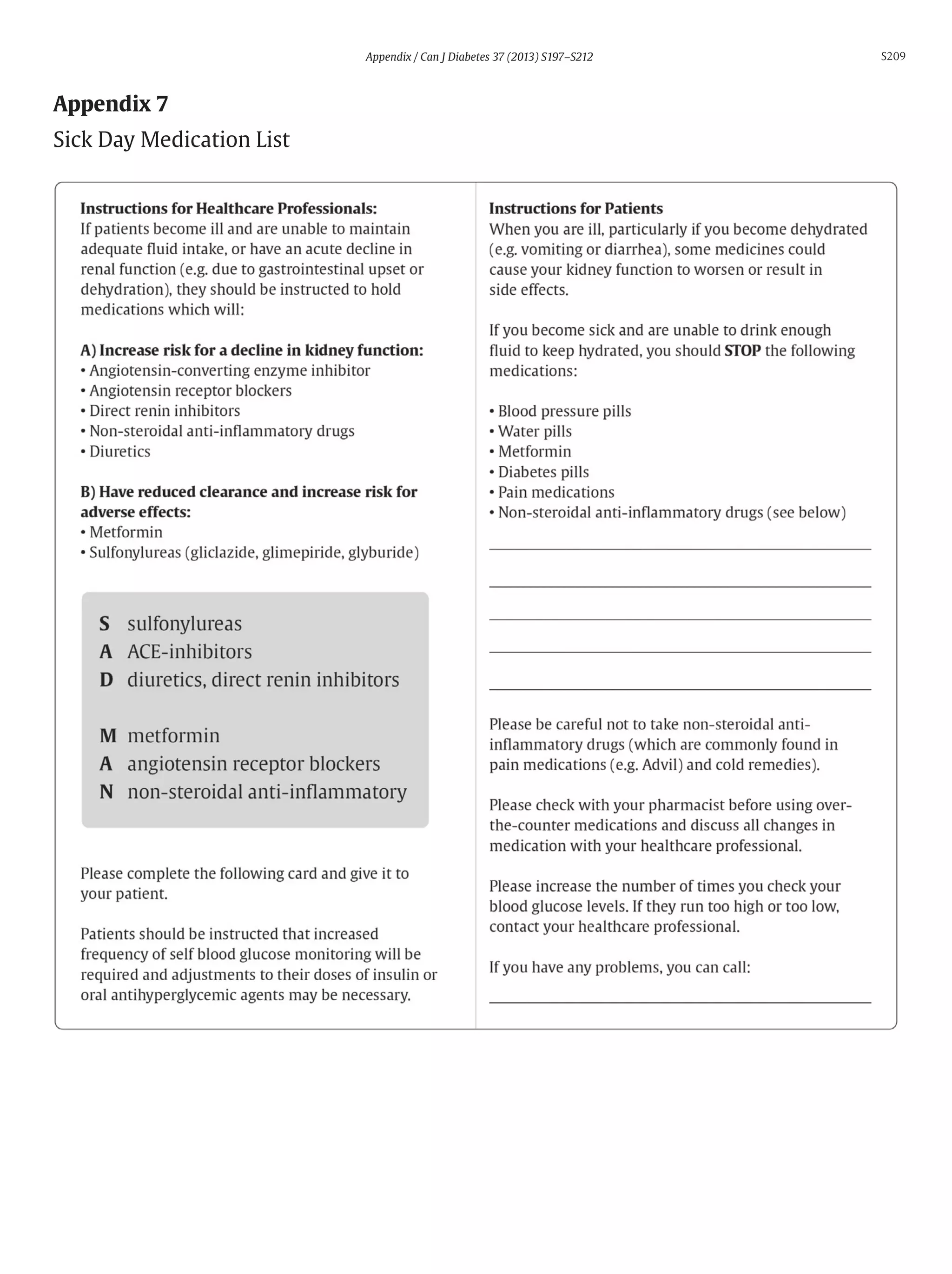 Appendix 7 | PDF | Diabetes | Diseases and Conditions