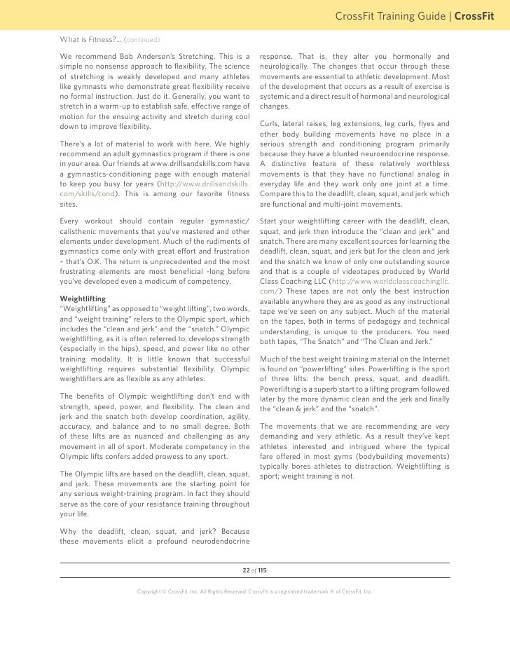 Crossfit level 1 manual pdf Crossfit level 1 manual pdf