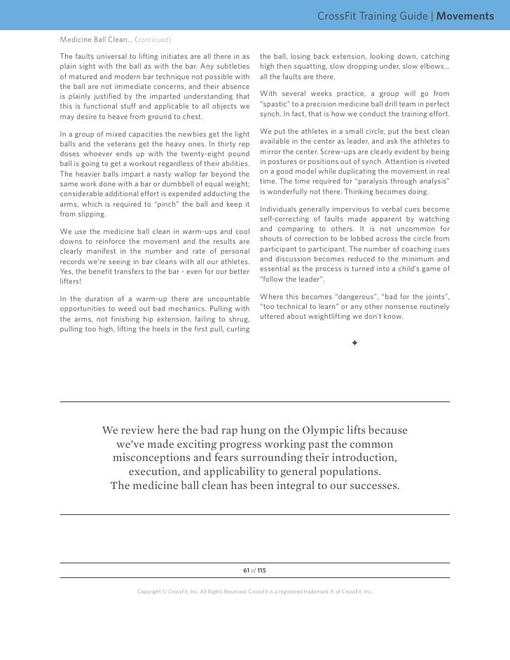 Crossfit Study Guide Level 1