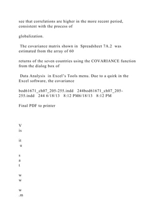 APPENDIX A A Spreadsheet Model for Efficient Diversificatio.docx