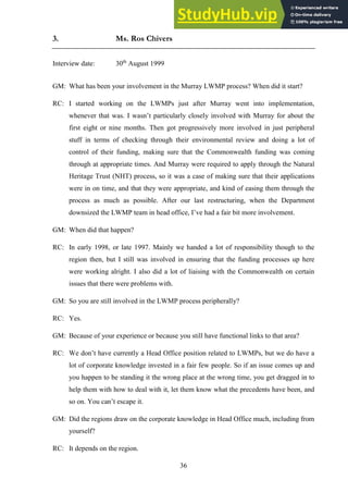 Appendix A Transcripts Of Key Informant Interviews For PhD Thesis ...
