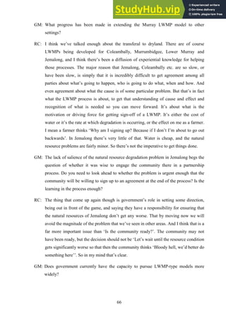 Appendix A Transcripts Of Key Informant Interviews For PhD Thesis ...